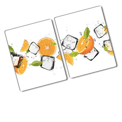 Chopping board Ice oranges