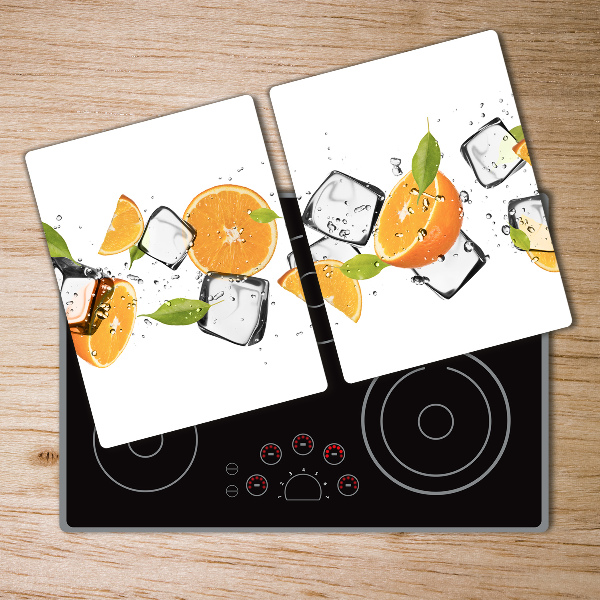 Chopping board Ice oranges