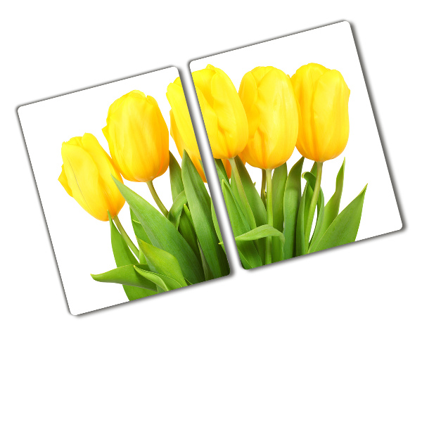 Cutting board Yellow tulips