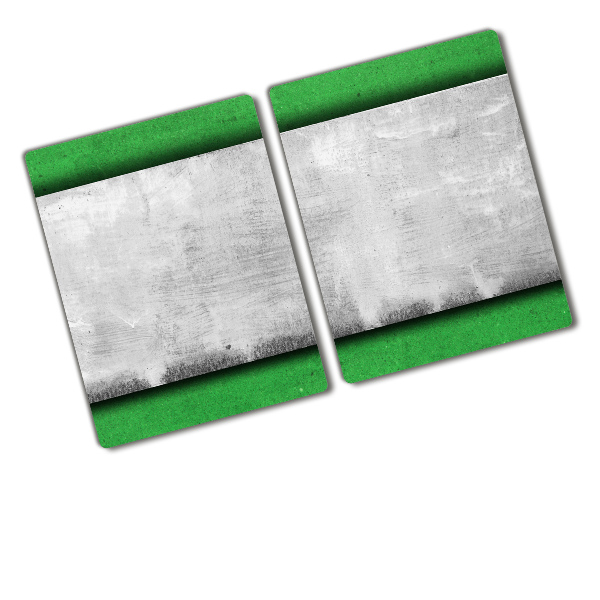 Chopping board glass Green wall