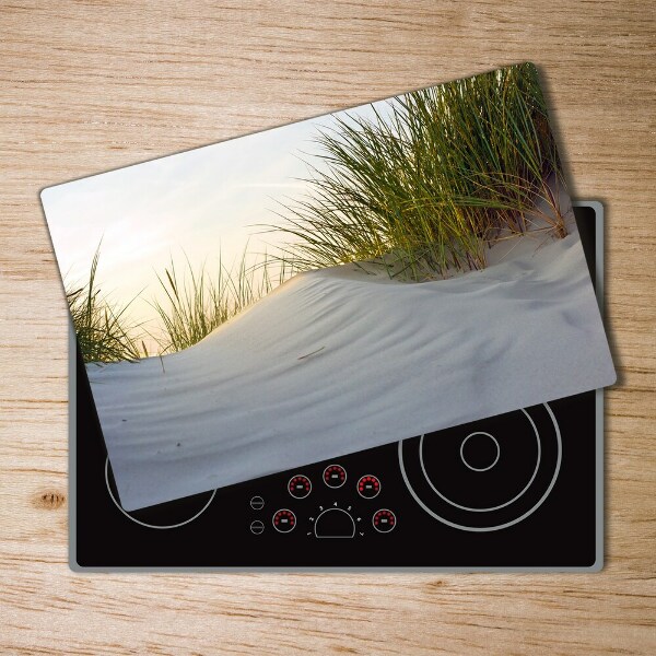 Chopping board glass Coastal dunes