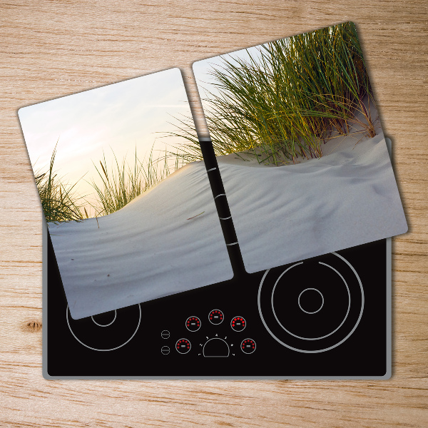 Chopping board glass Coastal dunes