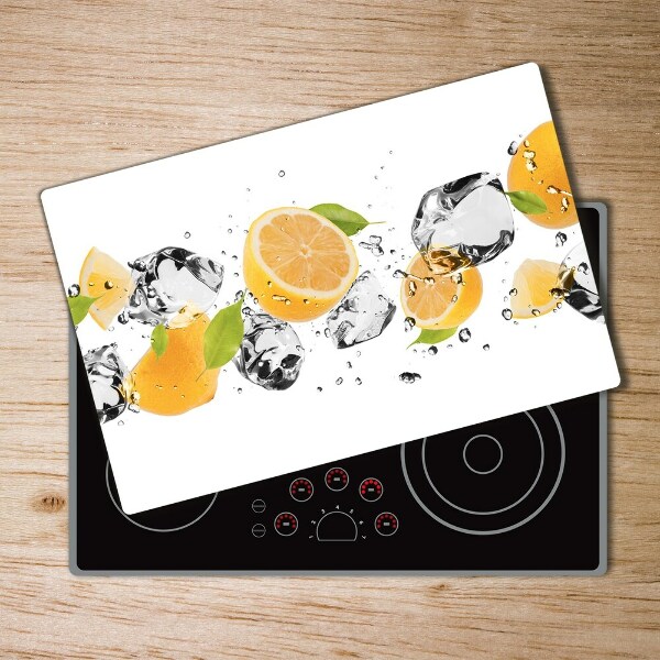 Chopping board Lemon and water