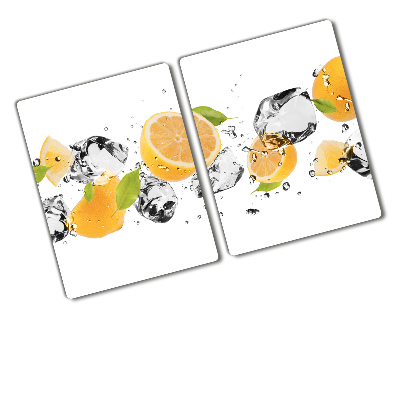 Chopping board Lemon and water