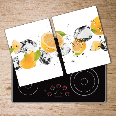 Chopping board Lemon and water