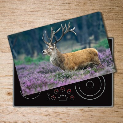 Chopping board Deer among lavender