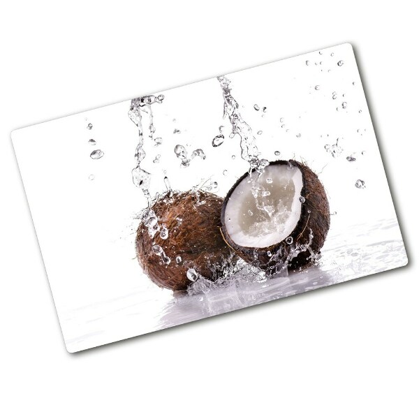 Chopping board Coconut and water