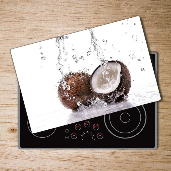 Chopping board Coconut and water