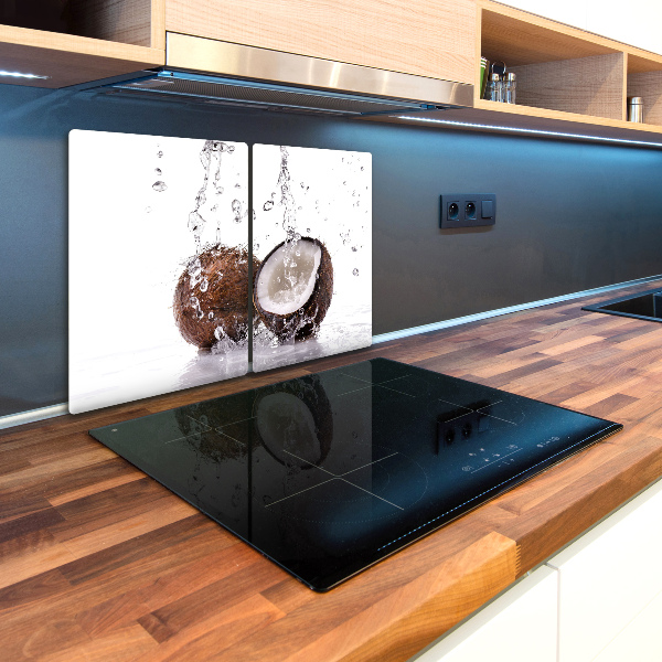 Chopping board Coconut and water