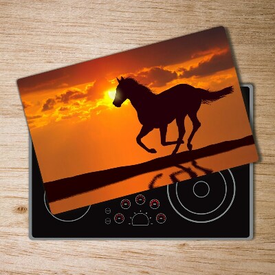 Cutting board Sunset horse