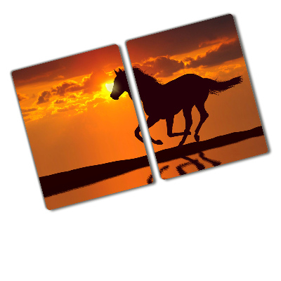 Cutting board Sunset horse