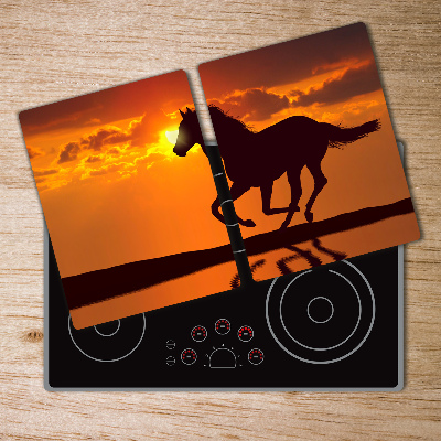 Cutting board Sunset horse