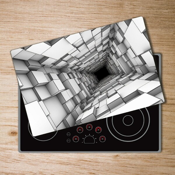 Chopping board Tunnel from cubes