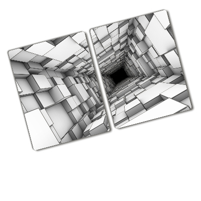 Chopping board Tunnel from cubes