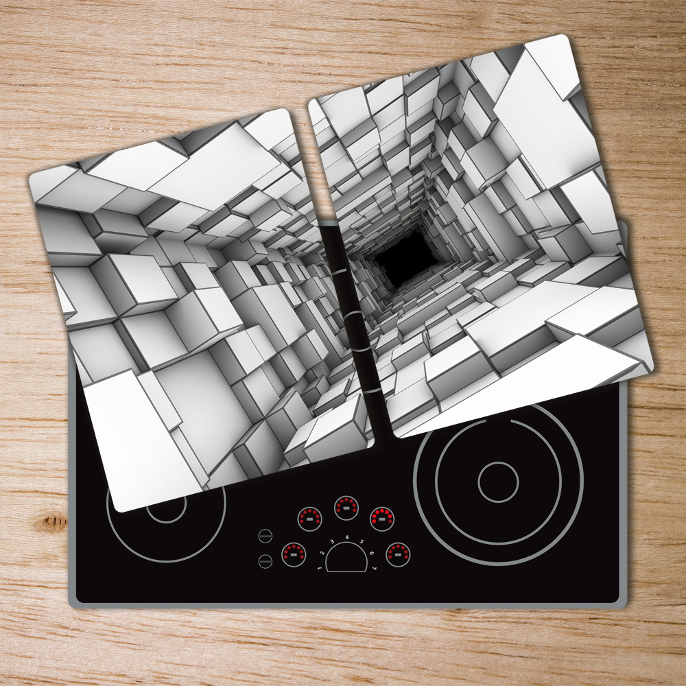 Chopping board Tunnel from cubes