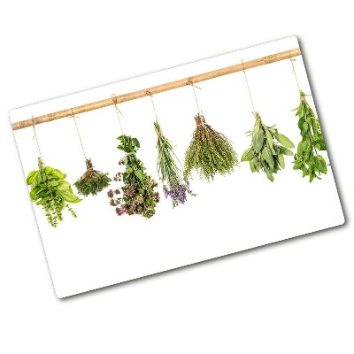 Cutting board Herbs on a string