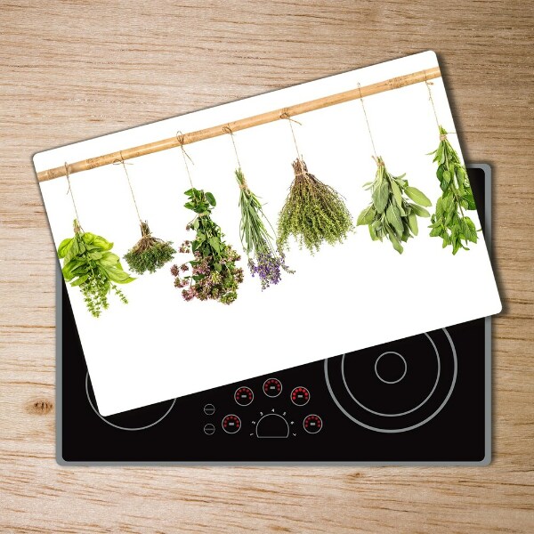 Cutting board Herbs on a string