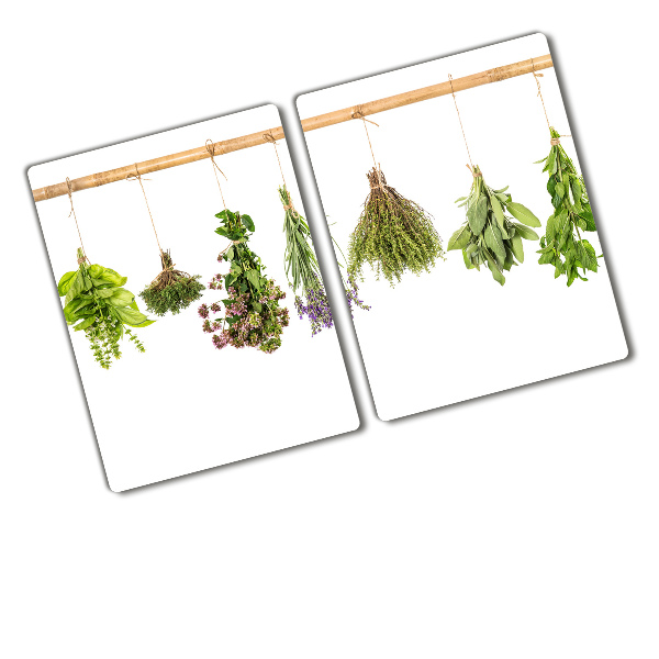 Cutting board Herbs on a string