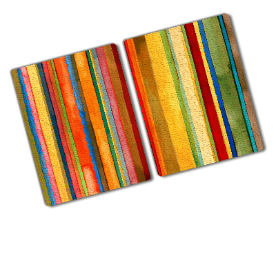 Chopping board Colorful stripes