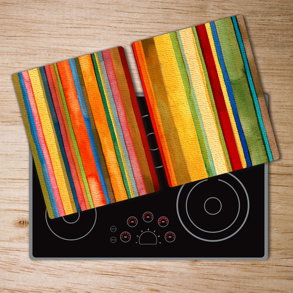 Chopping board Colorful stripes