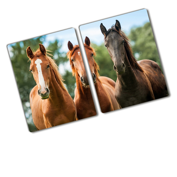 Cutting board Three horses