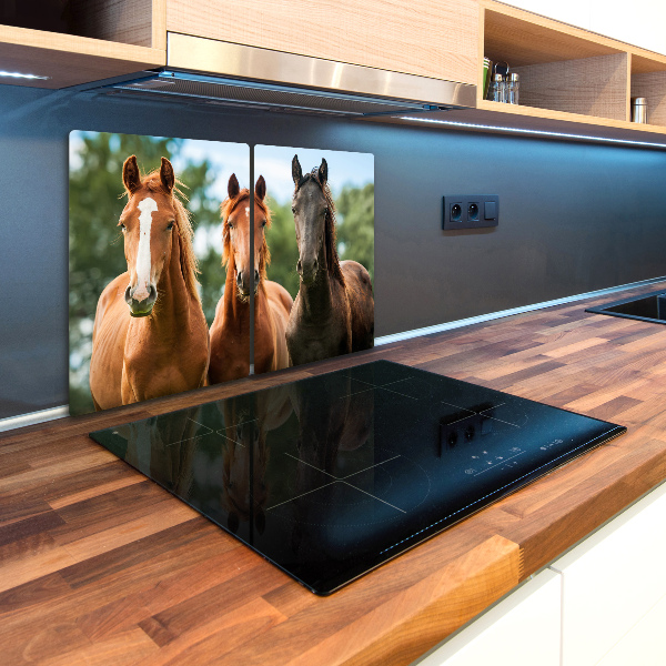 Cutting board Three horses