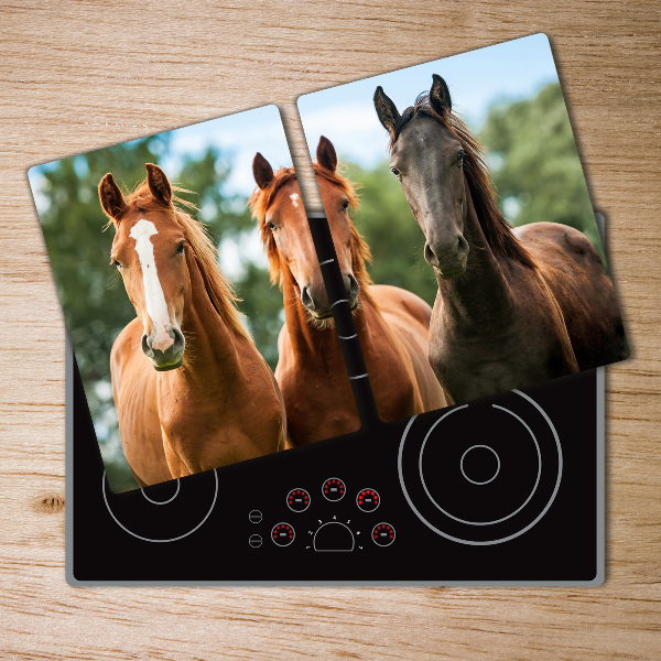 Cutting board Three horses