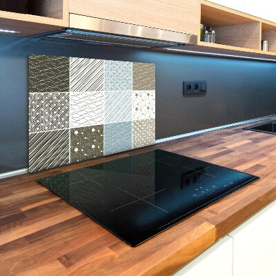 Chopping board glass Geometric patterns