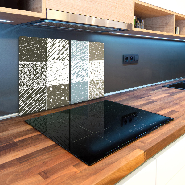 Chopping board glass Geometric patterns