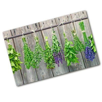 Chopping board Herbs on a string