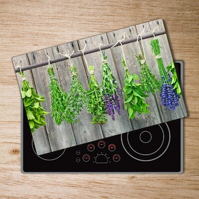 Chopping board Herbs on a string