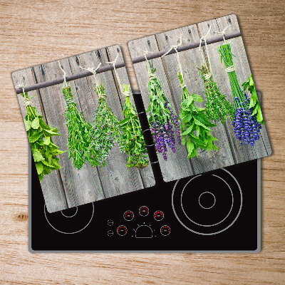 Chopping board Herbs on a string