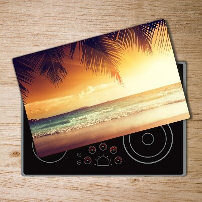 Chopping board Tropical beach