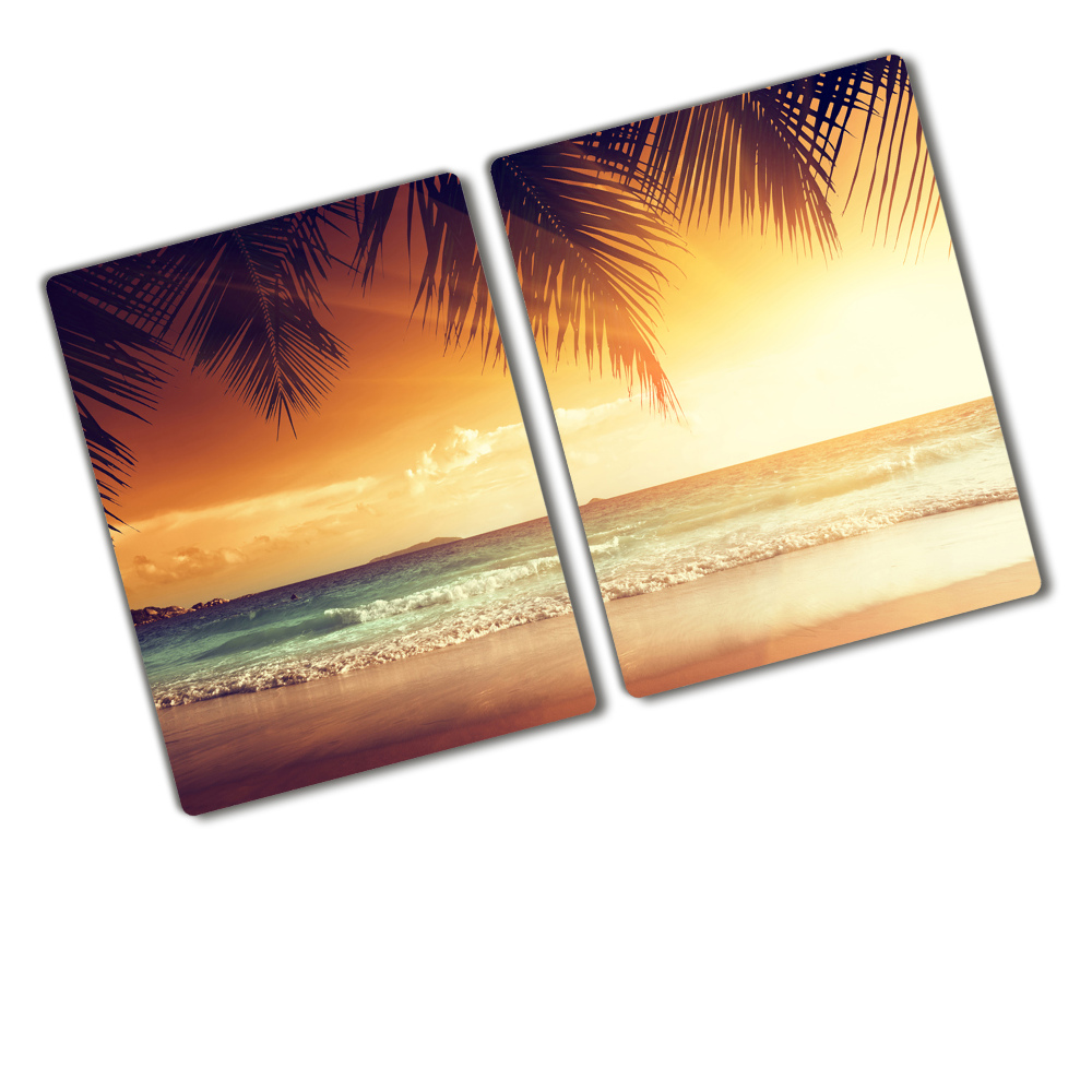 Chopping board Tropical beach