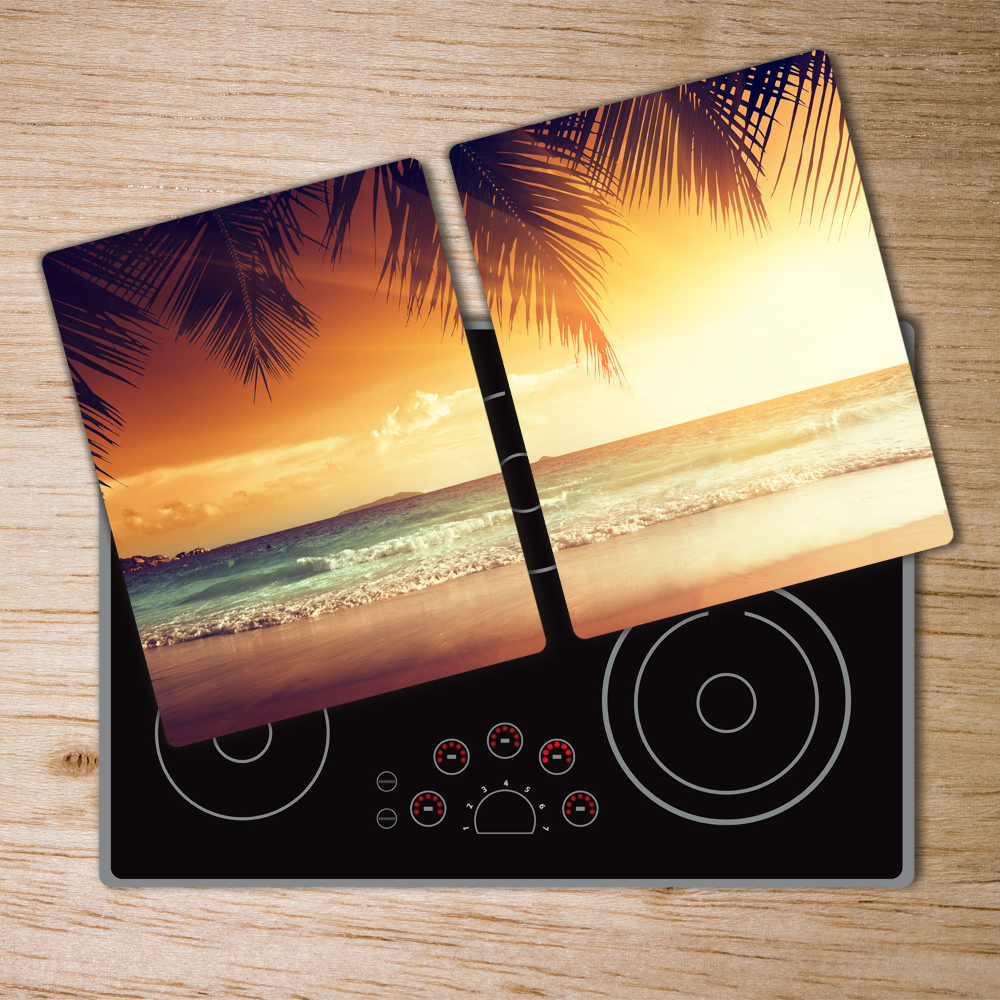 Chopping board Tropical beach