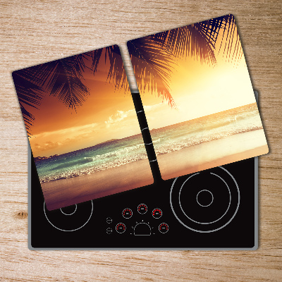 Chopping board Tropical beach