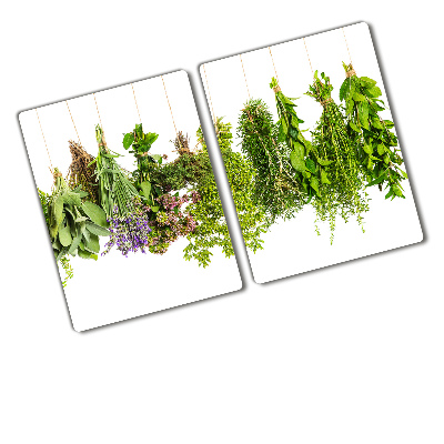 Chopping board Herbs on a string