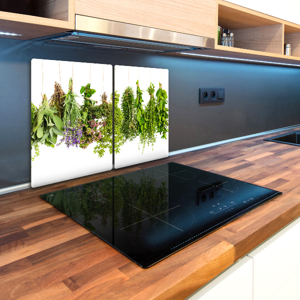 Chopping board Herbs on a string