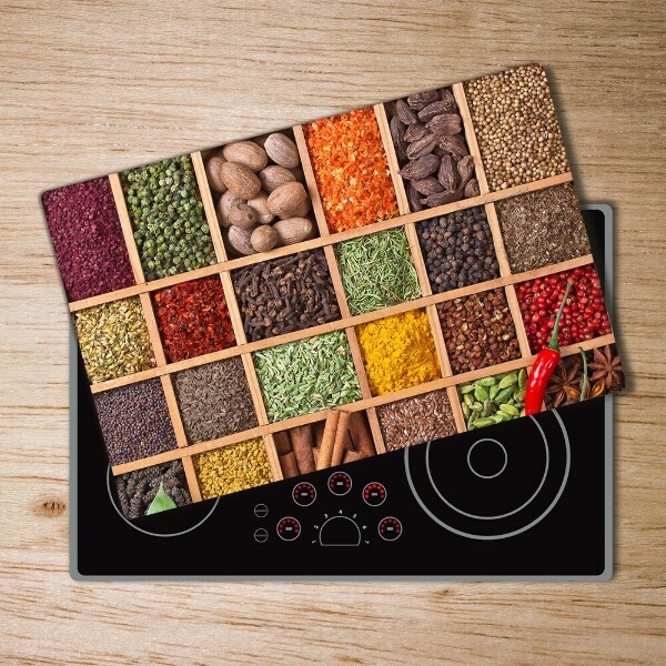 Cutting board Spices and herbs