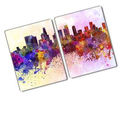 Cutting board Los Angeles colors