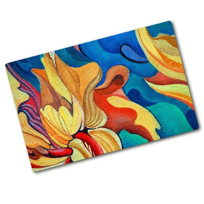 Cutting board Abstract flower