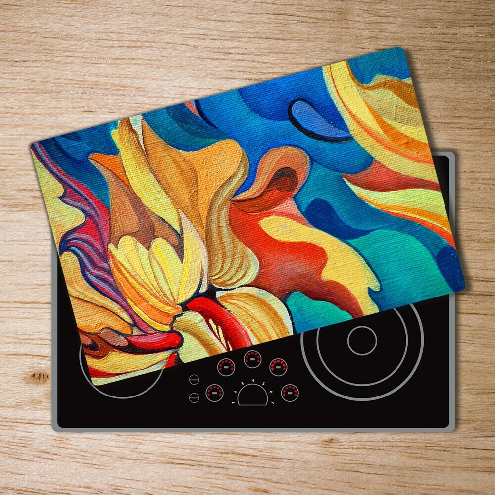 Cutting board Abstract flower