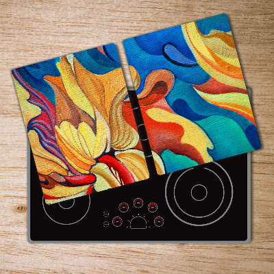 Cutting board Abstract flower