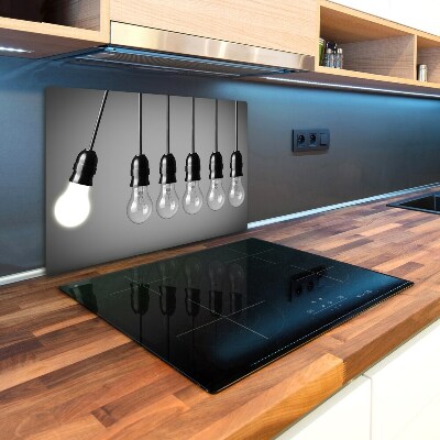 Chopping board glass Six bulbs