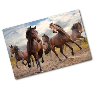 Cutting board Five horses