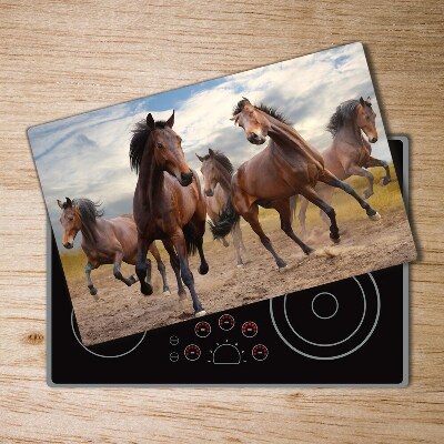 Cutting board Five horses