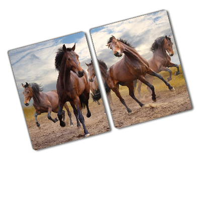 Cutting board Five horses