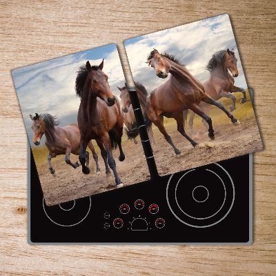 Cutting board Five horses