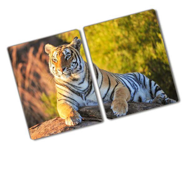 Cutting board Portrait of a tiger