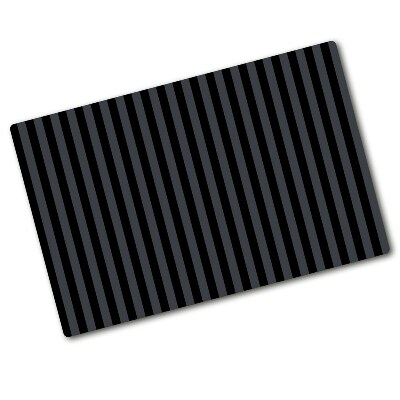 Chopping board Black and gray stripes